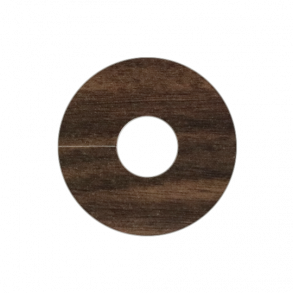Dark Walnut LD20 Self Adhesive Paper Pipe Covers Pack of 2