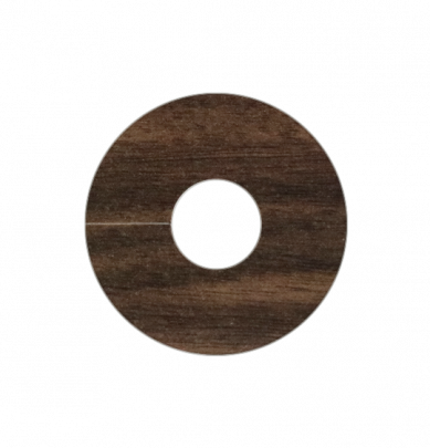 Dark Walnut LD20 Self Adhesive Paper Pipe Covers Pack of 2