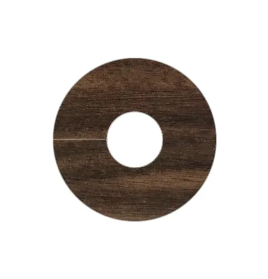 Dark Walnut LD20 Self Adhesive Paper Pipe Roses Pack of 2