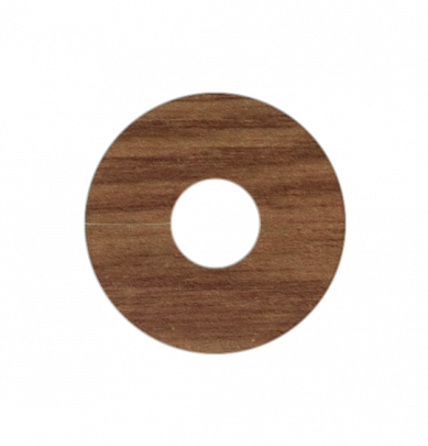Oak Brown LD3 Self Adhesive Paper Pipe Covers Pack of 2