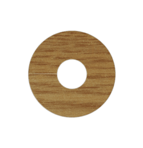 Oiled Oak LD9 Self Adhesive Paper Pipe Roses Pack of 2