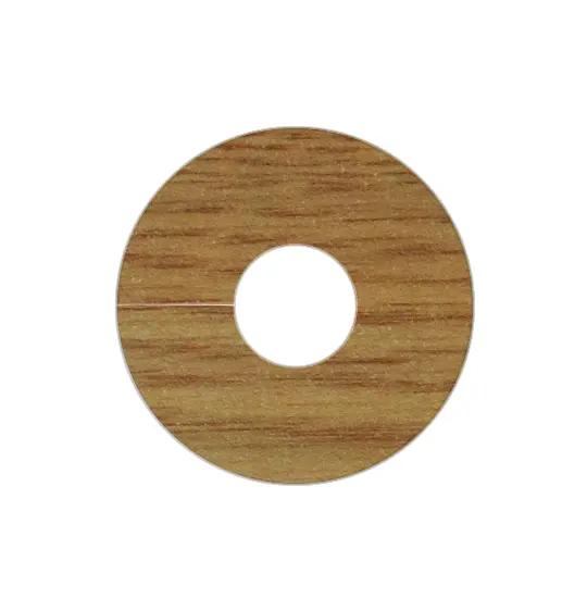 Oiled Oak LD9 Self Adhesive Paper Pipe Roses Pack of 2