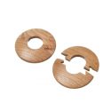 Lacquered Oak Solid Wood Radiator Pipe Covers