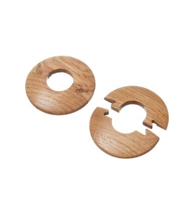 Lacquered Oak Solid Wood Radiator Pipe Covers