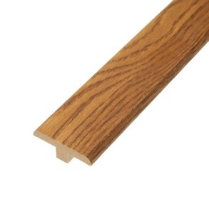 Light Smoked Oak Veneered T Profile
