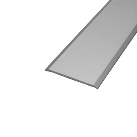 CP60 Matt Silver Aluminium Self-Adhesive Flat Door Bar
