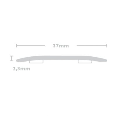 Self Adhesive Vinyl Flat Door Bar
