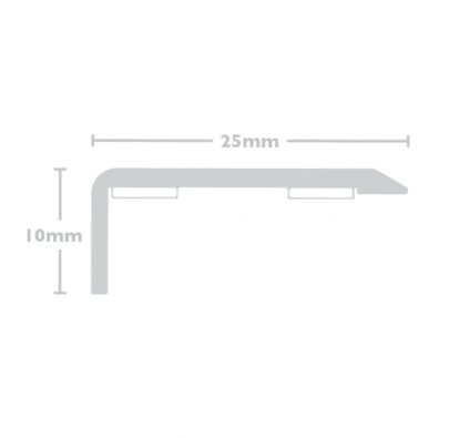 Self Adhesive L-Shape Nosing 10mm