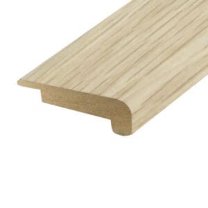 White Varnished Oak LD7 Laminate Stair Nosing (NEW)