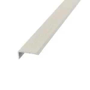 Pale Grey SA72 Vinyl Self Adhesive L-Shape Nosing