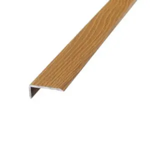 Hickory Oak SA92 Vinyl Self Adhesive L-Shape Nosing