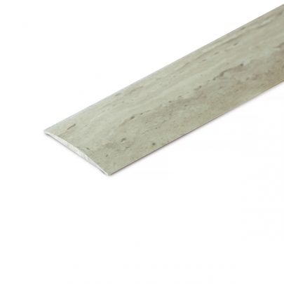 White Quartz TA53 Aluminium Self Adhesive Flat Door Bar