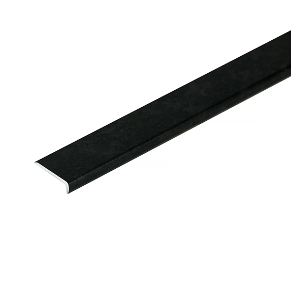 Black Onyx TA74 Aluminium Self Adhesive L-Shape Nosing