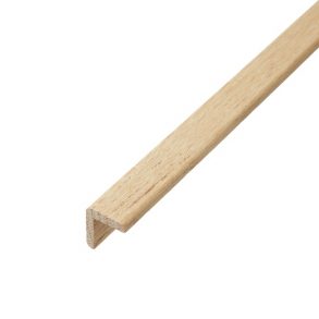 Unfinished Solid Oak L-Shape Nosing with Stain 2.4m