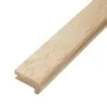 Unfinished Solid Oak Flush Fit Stair Nosing A 0.9m