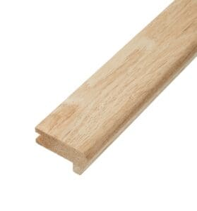 Unfinished Solid Oak Flush Fit 'B' Stair Nosing with Stain 0.9m