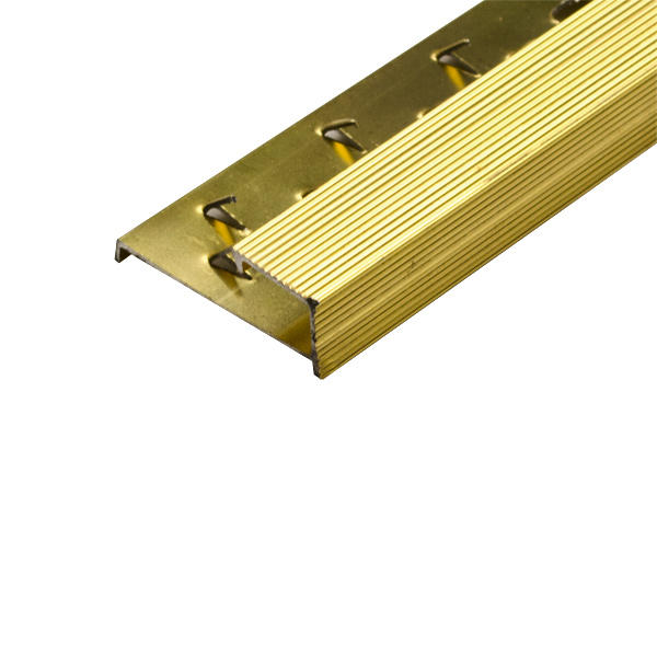 Gold Aluminium Square Edge Door Bar