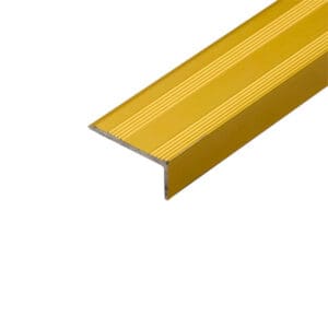 Gold Self Adhesive Aluminium 9mm L-Shape Nosing