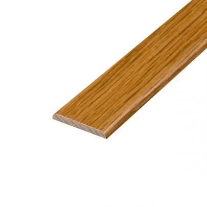 Lacquered Solid Oak Flat Door Bar