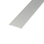 Brushed Aluminium SA70 Flat Self Adhesive Vinyl Door Bar