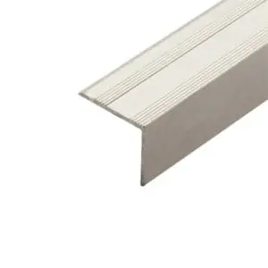 Silver Self-Adhesive Aluminium 20mm Nosing