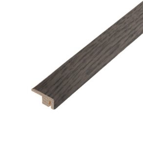 Stone Grey Solid Oak End Bar