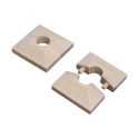 Square Unfinished Oak Solid Wood Radiator Pipe Covers