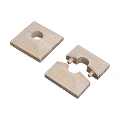 Square Unfinished Oak Solid Wood Radiator Pipe Covers