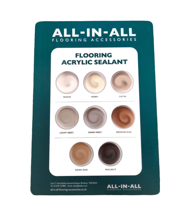 Sealant Colour Sample Board