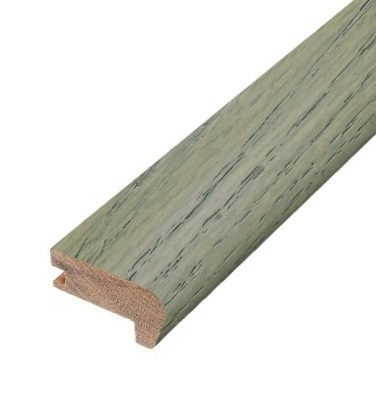 Dove Grey Solid Oak Flush Fit Stair Nosing A