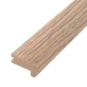 Pewter Grey Solid Oak Flush Fit Stair Nosing B