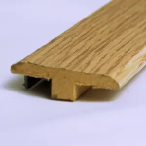 FC33 White Varnished Oak Laminate Flooring T Profile