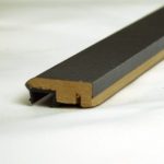 FC38 Black Laminate End Profile