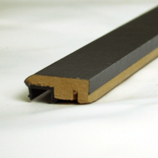 FC38 Black Laminate End Profile