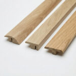Unfinished Solid Oak Door Bars with Stain